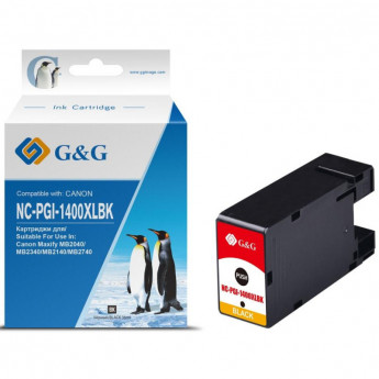 Картридж струйный G&G PGI-1400XL BK чер. для Canon MB2050/MB2350/MB2040
