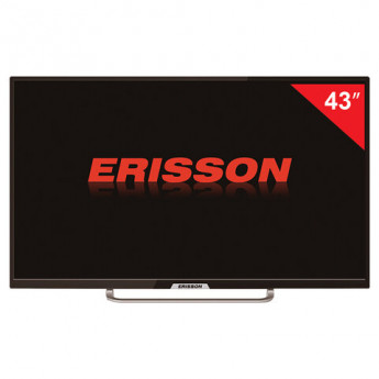 Телевизор ERISSON 43FLES85T2SM, 43'' (108 см), 1920х1080, FullHD, 16:9, SmartTV, Wi-Fi, черный