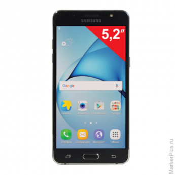 Смартфон SAMSUNG Galaxy J5, 2SIM, 5,2", 4G(LTE), 5/13Мп, 16Гб, microSD, черный, пласти, SM-J510FZKUSER