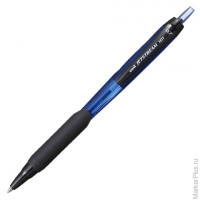 Ручка шариковая масляная автоматическая с грипом UNI "JetStream", СИНЯЯ, узел 0,7 мм, линия письма 0,35 мм, SXN-101-07 BLUE