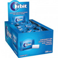 Жевательная резинка Orbit Сладкая мята 300штx 1 подуш, комплект 300 шт