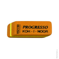 Ластик "Progresso" 84-80, комбин., каучук, 42*14*8мм. 84 шт/в уп