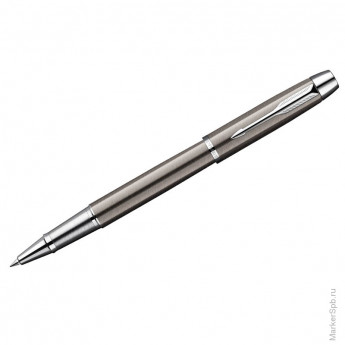 Ручка-роллер "IM Gun Metal CT" черная, 0,8мм, подар.уп.