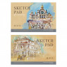 Альбом для рисования 40л., А4, на скрепке Greenwich Line "Art on paper", 120г/м2, КОМПЛЕКТ (2шт)