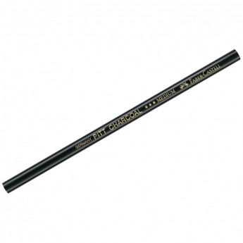 Угольный карандаш Faber-Castell 'Pitt', средний, 6 шт/в уп
