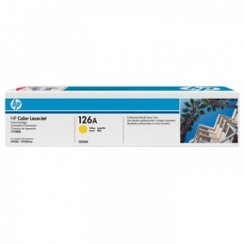 Картридж лазерный HP 126A CE312A жел. для LJ CP1025