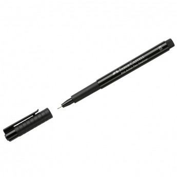 Ручка капиллярная Faber-Castell 'Pitt Artist Pen Fineliner XS' черная, 0,1мм, 10 шт/в уп