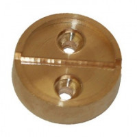 Плашка металл. на 1 печать, диаметр 29 мм, 2шт/уп, латунь, комплект 2 шт