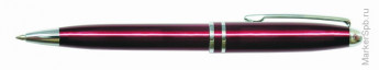 Ручка шариковая "Silk Classic" синяя, 0,7мм, корпус бордо, механизм поворотный, инд. упак.
