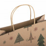 Пакет подарочный КОМПЛЕКТ 10 штук, новогодний, 26x13x32 см, "Kraft Xmas Tree", ЗОЛОТАЯ СКАЗКА, 591959 Пакет подарочный КОМПЛЕКТ 10 штук, новогодний, 26x13x32 см, "Kraft Xmas Tree", ЗОЛОТАЯ СКАЗКА, 591959