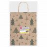 Пакет подарочный КОМПЛЕКТ 10 штук, новогодний, 26x13x32 см, "Kraft Xmas Tree", ЗОЛОТАЯ СКАЗКА, 591959 Пакет подарочный КОМПЛЕКТ 10 штук, новогодний, 26x13x32 см, "Kraft Xmas Tree", ЗОЛОТАЯ СКАЗКА, 591959