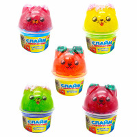 Слайм (лизун) с наполнителем, 200 г, ассорти 5 видов, JOLLY JOT (ДЖОЛИ ДЖОТ), 665948