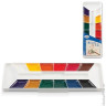 Краски акварельные ГАММА "Лицей", 12 цветов, медовые, без кисти, пластиковая коробка