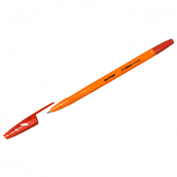 Ручка шариковая Berlingo "Tribase Orange", красная, 0,7мм 50 шт/в уп