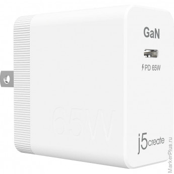 Зарядное устройство j5create JUP1365, 65W GAN PD USB-C Mini Charger