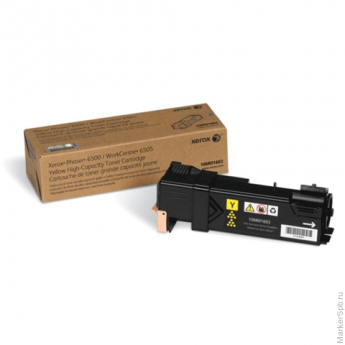 Картридж лазерный XEROX (106R01603) Phaser 6500/WC6505, желтый, оригинальный, ресурс 2500 страниц