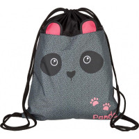 Мешок для обуви №1School Panda, карман, 360x470 мм,МО-26-2