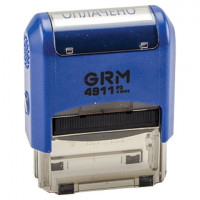 Штамп стандартный "ОПЛАЧЕНО", оттиск 38х14 мм синий, GRM 4911 Р3, 110491150 ассорти