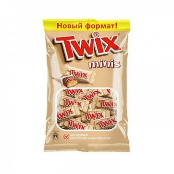 Шоколадный батончик Twix мини 184г