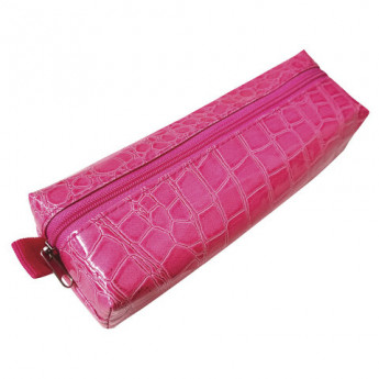 Пенал-косметичка BRAUBERG, 'крокодиловая кожа', 20х6х4 см, 'Ultra pink', 270850