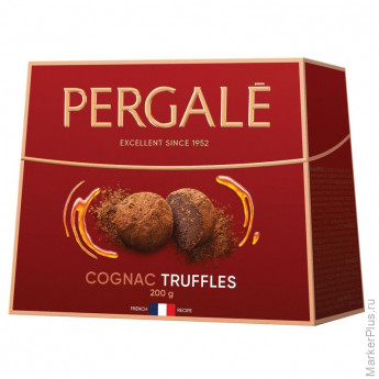 Конфеты Pergale трюфели с коньяком, 200г