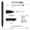 Ручка шариковая автоматическая SoftClick.Black 0.7мм синяя 20-0102