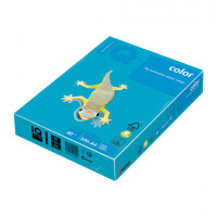 Бумага цветная IQ color, А4, 80 г/м2, 500 л., интенсив, светло-синяя, AB48