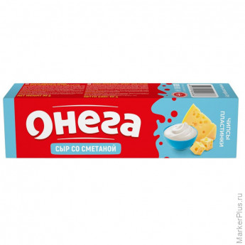 Чипсы Онега пластинки со вкусом сыра со сметаной, 90гх30шт/уп, комплект 30 шт