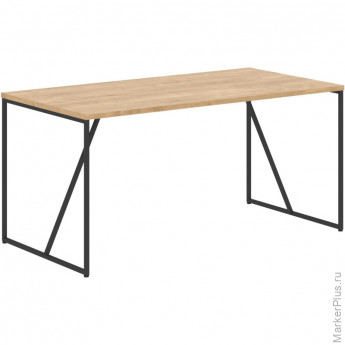 Стол LOFTIS LST 1580 1560х800х750 Дуб Бофорд/Черный