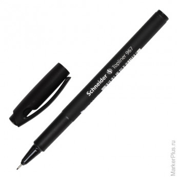 Ручка капиллярная SCHNEIDER "Topliner 967", черный корпус, 0,4 мм, черная, S967/1
