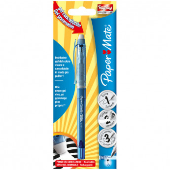 Ручка шариковая стираемая "Replay Premium" синяя, 0,7мм, блистер