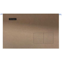 Подвесная папка OfficeSpace Foolscap (370*240мм), светло-коричневая 10 шт/в уп