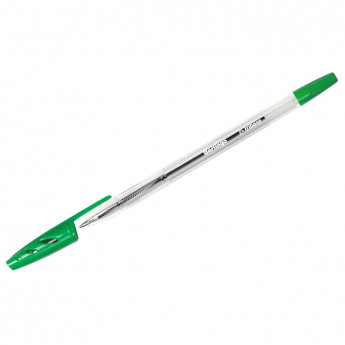 Ручка шариковая Berlingo "Tribase", зеленая, 1,0мм 50 шт/в уп