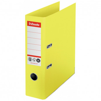 Папка-регистратор Esselte No.1 75мм картон углеродно-нейтральн желтый627566