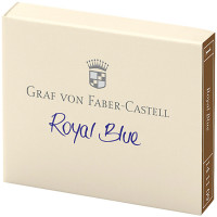 Картриджи чернильные Graf von Faber-Castell королевский синий, 6шт., картонная коробка