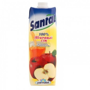 Сок SANTAL яблочный 1л