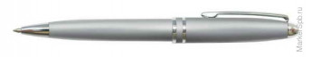 Ручка шариковая "Silk Classic" синяя, 0,7мм, корпус серебро, механизм поворотный, инд. упак.