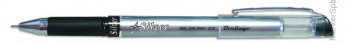 Ручка гелевая "Silver" черная, 0,5мм, грип