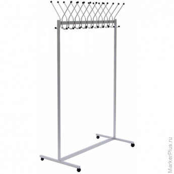 Вешалка KD_0MX Гардеробная КР-12ЛМ на колесах металлик Вешалка KD_0MX Гардеробная КР-12ЛМ на колесах металлик