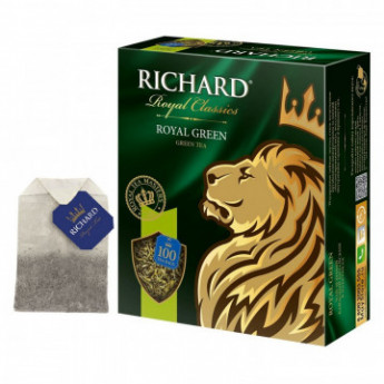Чай Richard Royal Green зеленый, 100 пак
