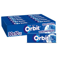 Жевательная резинка Orbit Winterfresh без сахара,13,6гх30шт/уп, комплект 30 шт