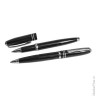 Набор PIERRE CARDIN (Пьер Карден): шариковая ручка + ручка-роллер, корпус черный, алюминий, PC0828BP