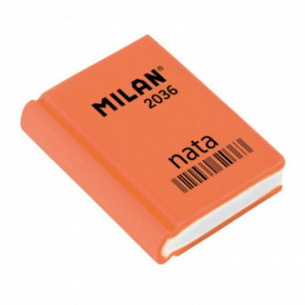 Ластик пластиковый Milan 2036 в форме книжки, цв. в ассорти