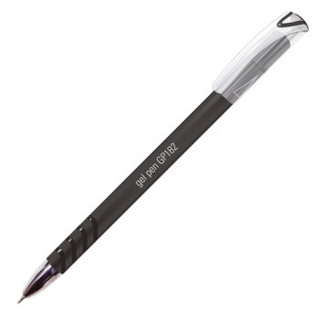 Ручка гелевая STAFF 'College', ЧЕРНАЯ, корпус черный, игольчатый узел 0,6 мм, линия 0,3 мм, 143018