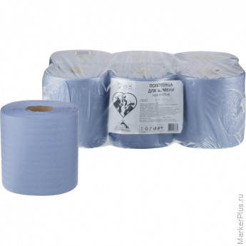 Бумага протирочная для вымени синяя 20х18см 1000л 6рул/уп, комплект 6 шт Бумага протирочная для вымени синяя 20х18см 1000л 6рул/уп, комплект 6 шт