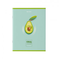 Тетрадь предметная 'AVOCADO' 48 л., глянцевый лак, ОБЩЕСТВОЗНАНИЕ, клетка, BRAUBERG, 404274