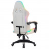 Кресло компьютерное DEFENDER "Energy", 2 подушки, RGB-подсветка, экокожа, белое, 64557 Кресло компьютерное DEFENDER "Energy", 2 подушки, RGB-подсветка, экокожа, белое, 64557