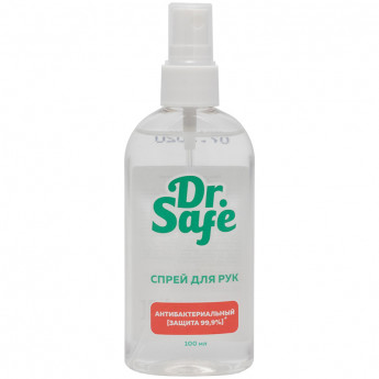 Антибактериальный спрей для рук Dr.Safe (антисептик), 100мл, флакон с распылит.