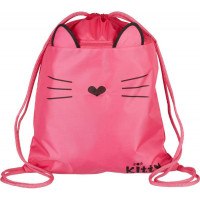 Мешок для обуви №1School Kitty, МО-26-2, 360x470 мм, карман