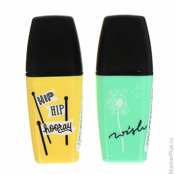 Текстовыделитель STABILO "Boss Mini PastelLove", АССОРТИ В ПЛАСТИКОВОЙ БАНКЕ, линия 2-5 мм, 07/50-07, ассорти